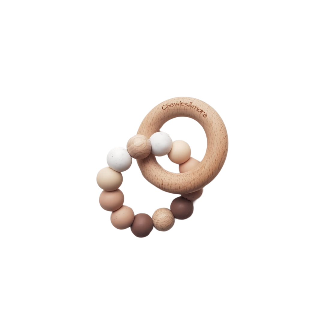 Chewies Basic Rattle Mini - Ombre Brown