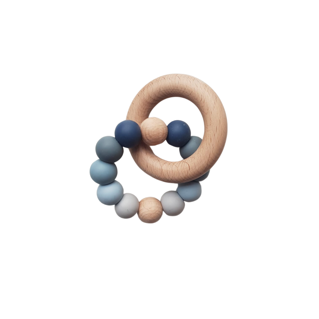 Chewies Basic Rattle Mini - Ombre Blue