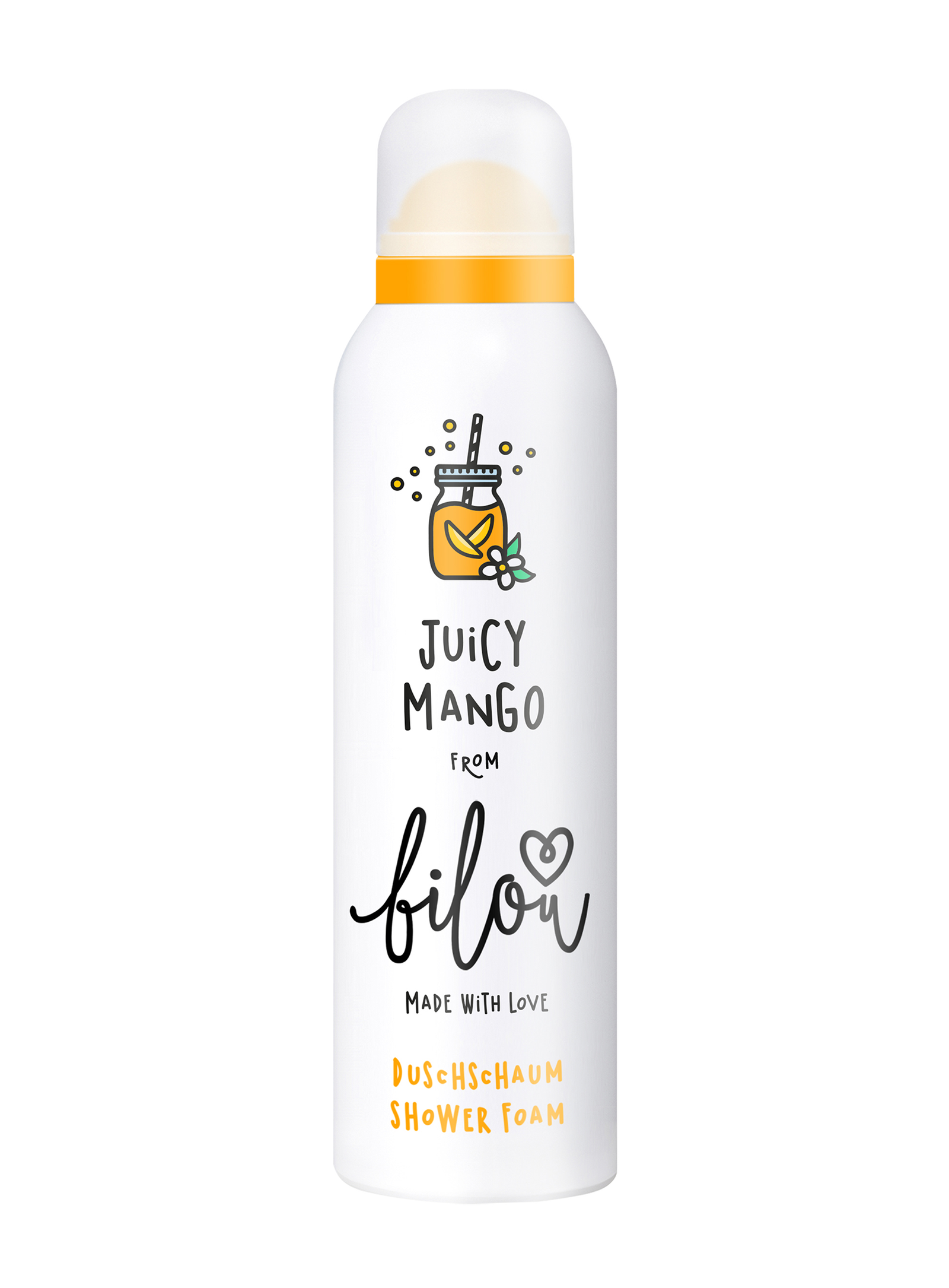 Bilou Showerfoam Juicy Mango - Bubbles & Bo