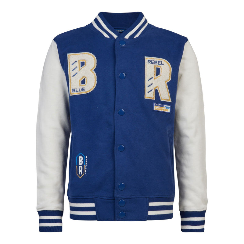 Blue Rebel Boys Baseball Cardigan Elwyn - Bubbles & Bo