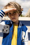 Blue Rebel Boys Baseball Cardigan Elwyn - Bubbles & Bo