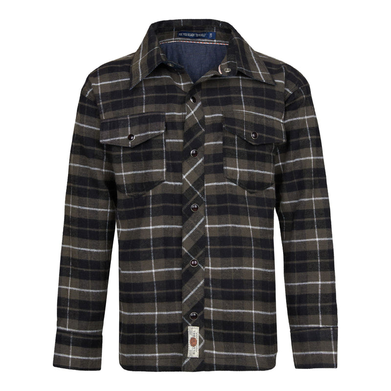 Blue Rebel Boys Shirt Check Heath - Bubbles & Bo