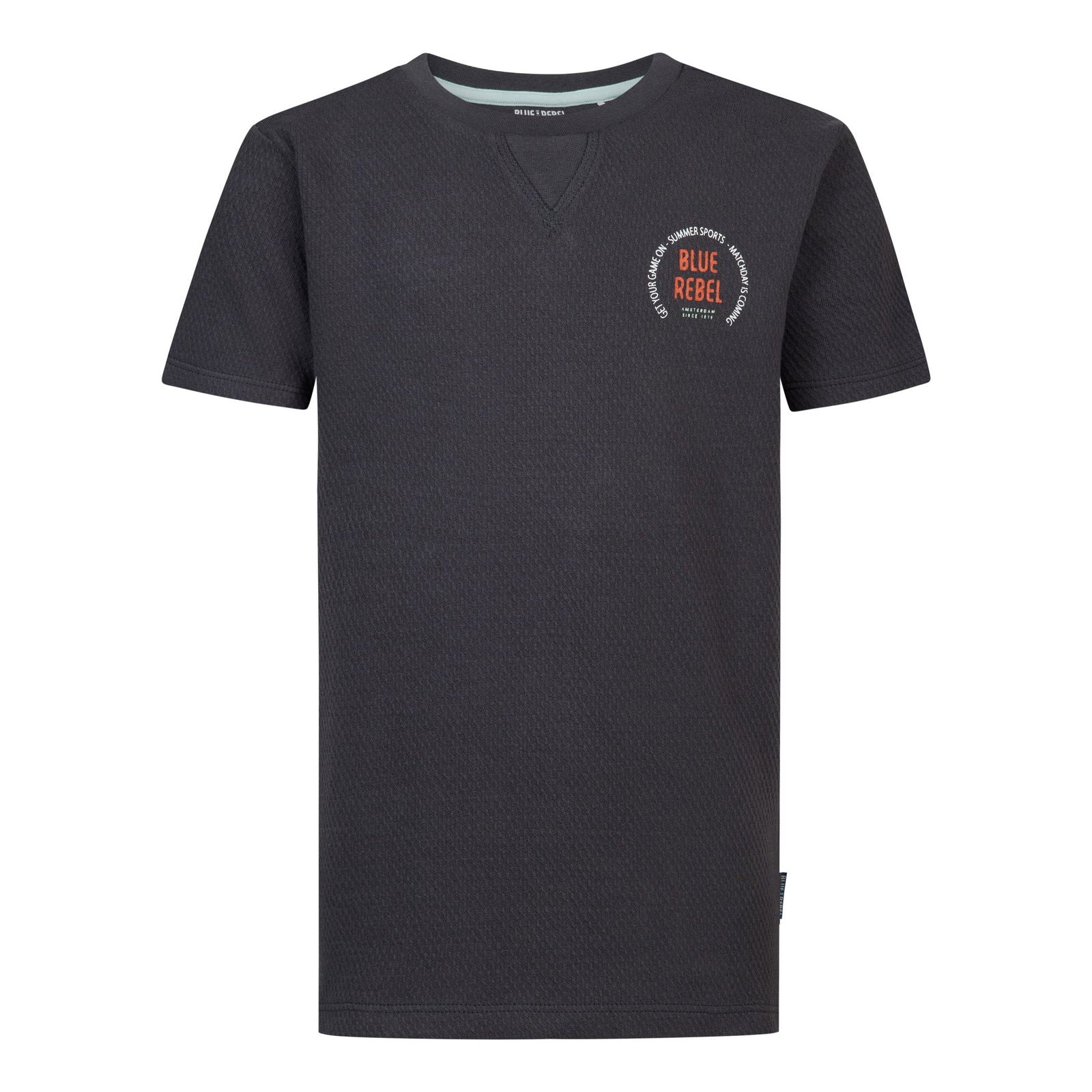 Blue Rebel Boys Tee Sh Slv Honeycomb Ernest