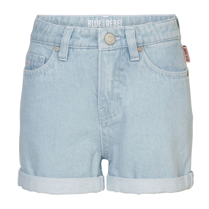 Blue Rebel Girls Denim Pants Short Loose fit Imogen - Bubbles & Bo