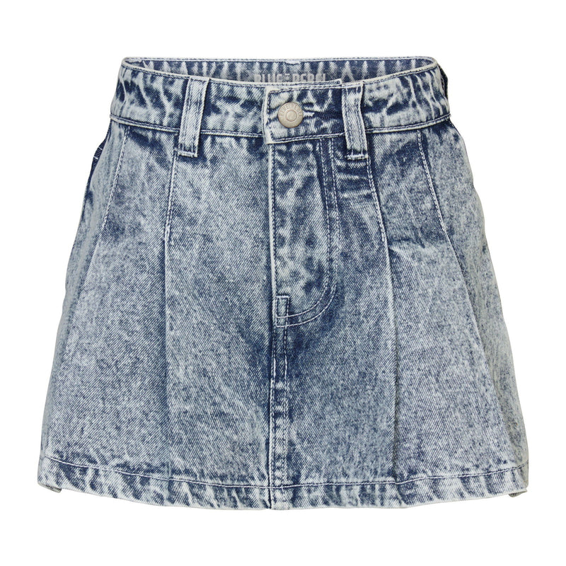 Blue Rebel Girls Denim Skort Isa - Bubbles & Bo