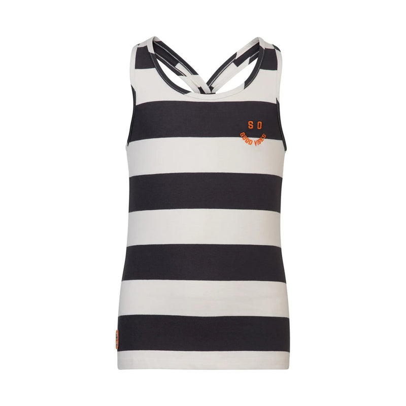 Blue Rebel Girls Singlet Block Stripe Faiza - Bubbles & Bo