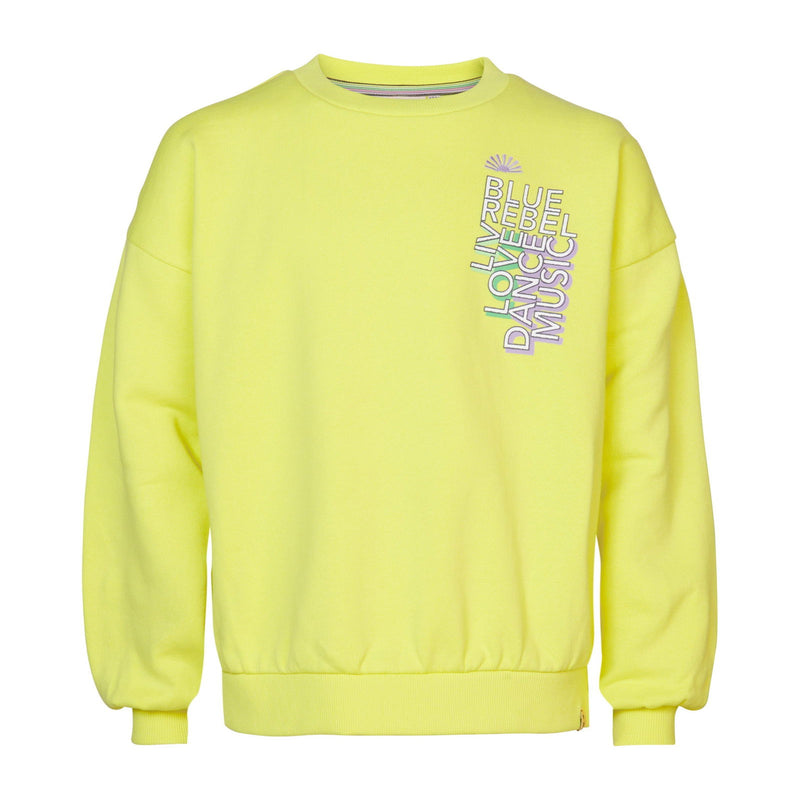 Blue Rebel Girls Sweat Back print  Indy - Bubbles & Bo