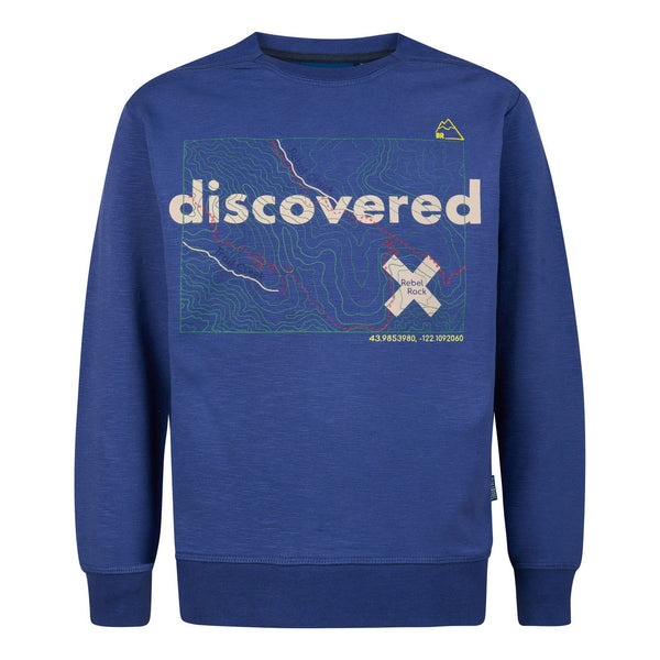 Blue Rebel Sweater Panel Print Kiefer - Bubbles & Bo