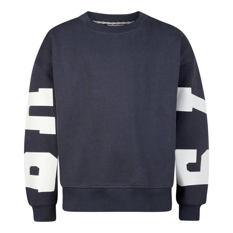 Blue Rebel Sweater Sleeve Print Lacey - Bubbles & Bo
