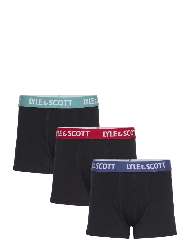 Lyle & Scott Solid Boxed 3 Pair Boxers