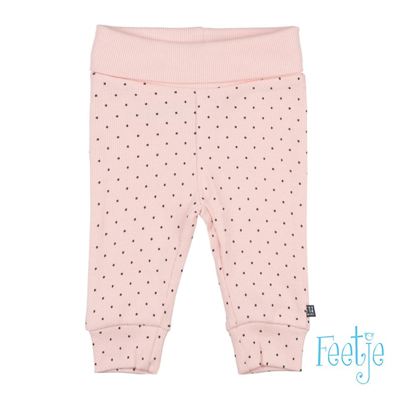 Broek AOP - Dots pink