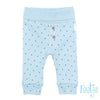 Broek AOP - Mini Person blue - Bubbles & Bo