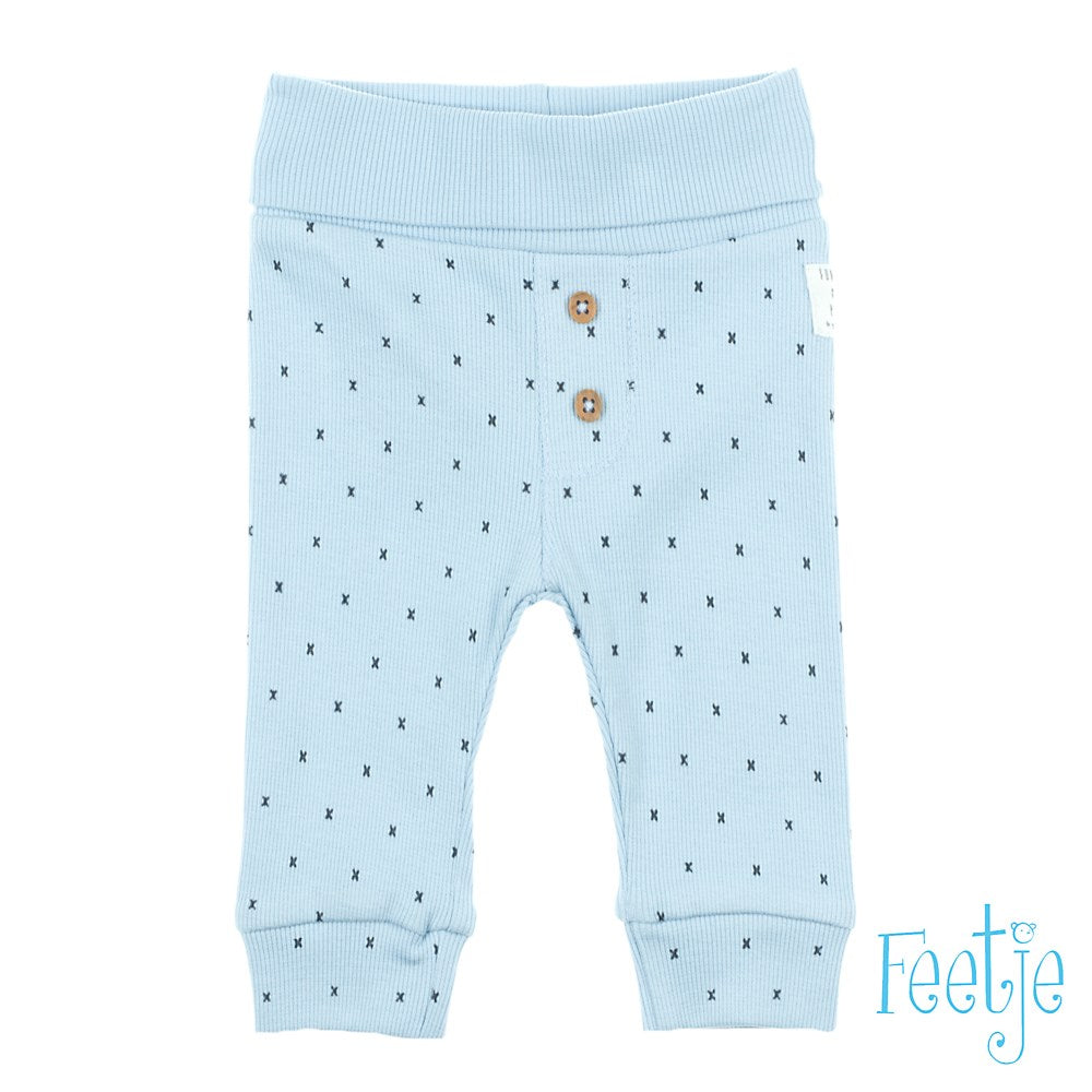 Broek AOP - Mini Person blue