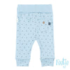 Broek AOP - Mini Person blue - Bubbles & Bo