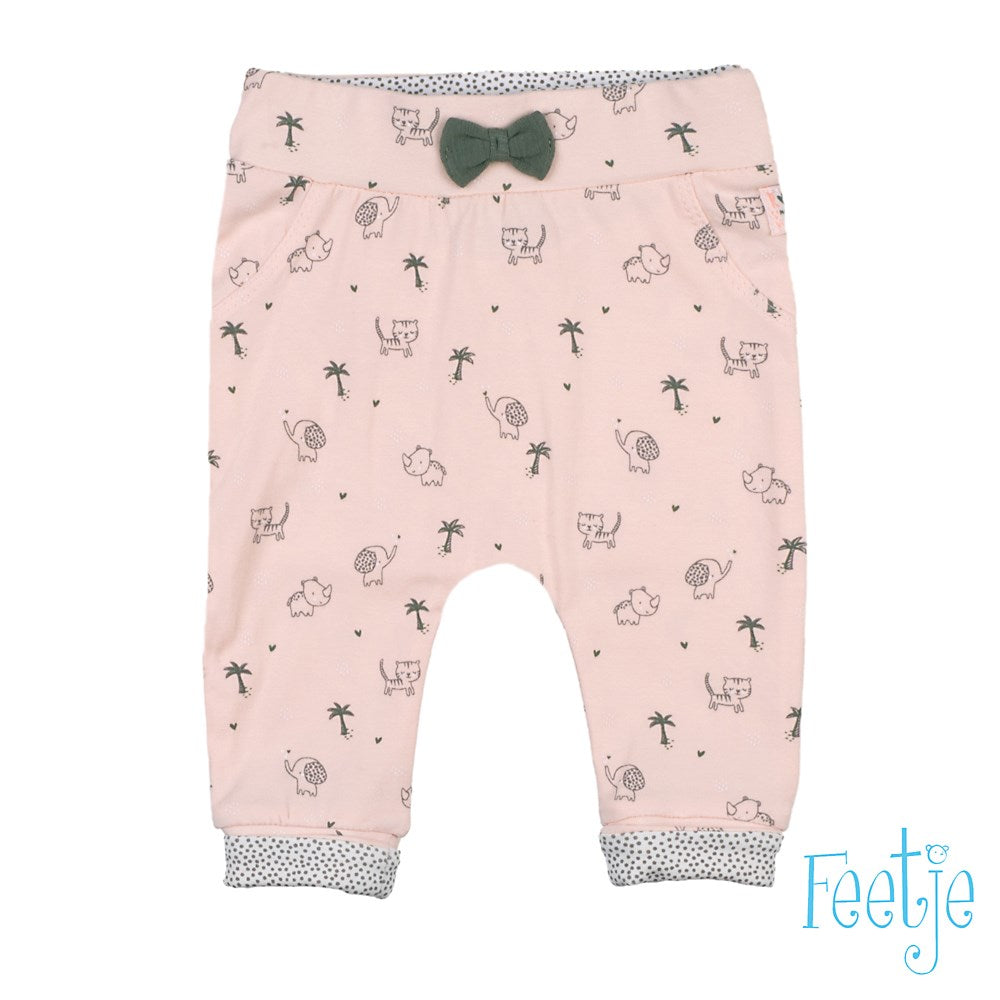 Broek AOP - Wild Thing pink - Bubbles & Bo