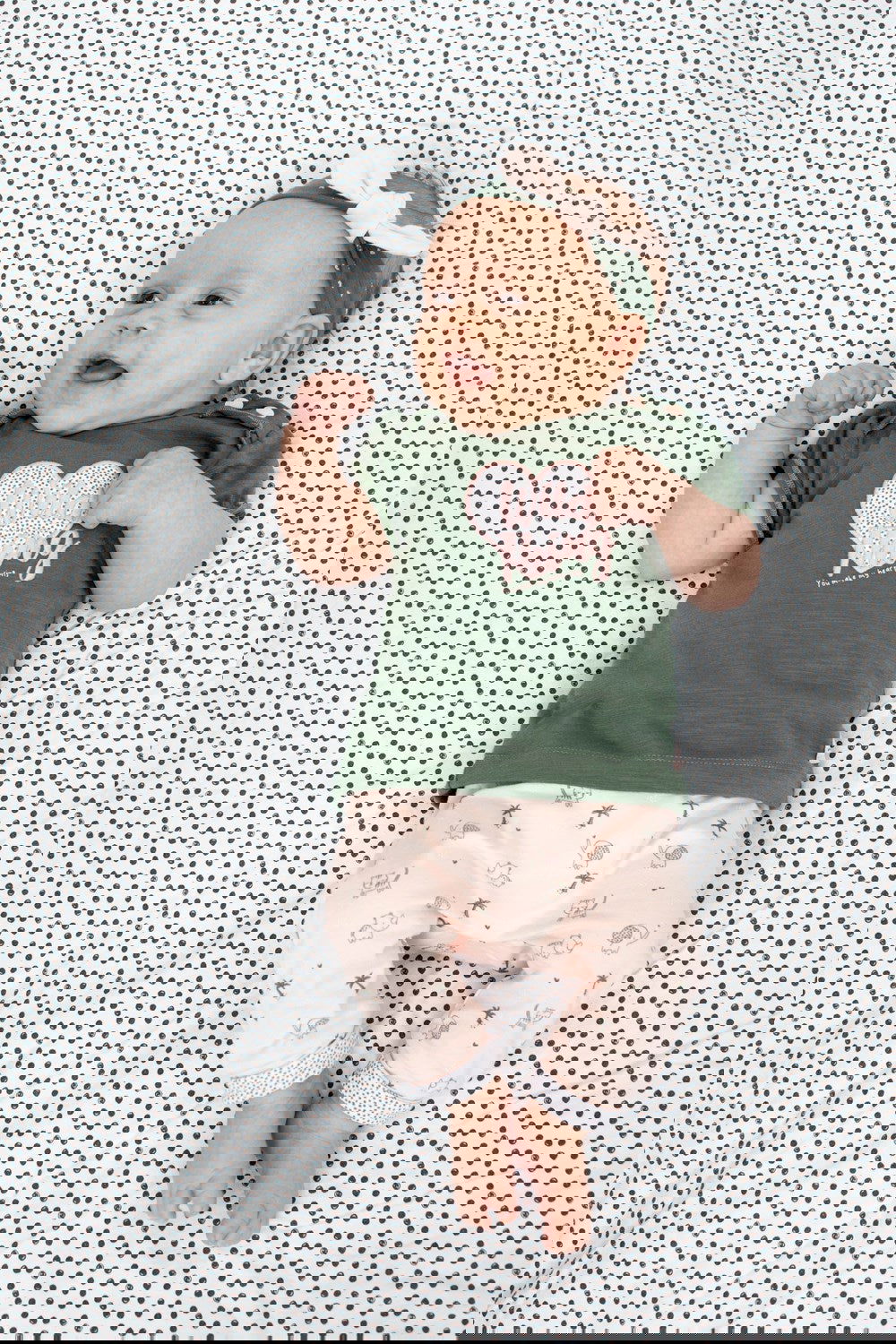 Broek AOP - Wild Thing pink - Bubbles & Bo