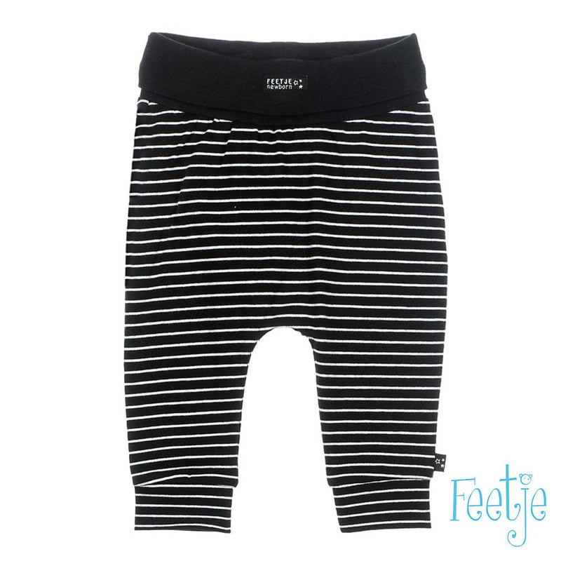 Broek streep - Over The Rainbow zwart - Bubbles & Bo
