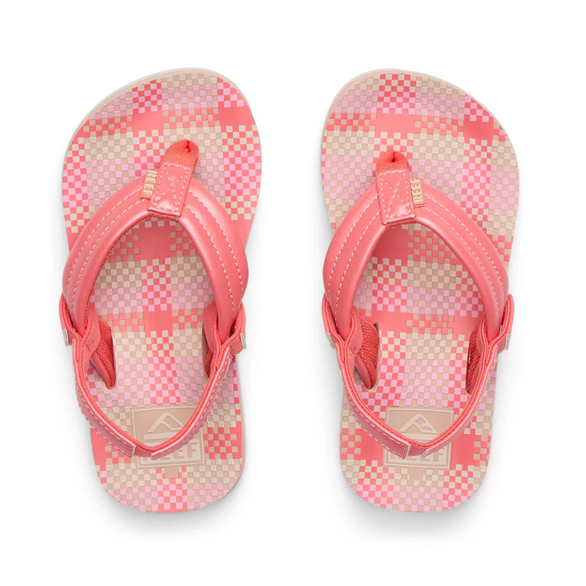 Reef LITTLE AHI PINK PLAID