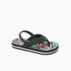 Meisjes LITTLE AHI TROPICAL RAINBOW van Reef in de kleur Multicolour Black in maat 29.