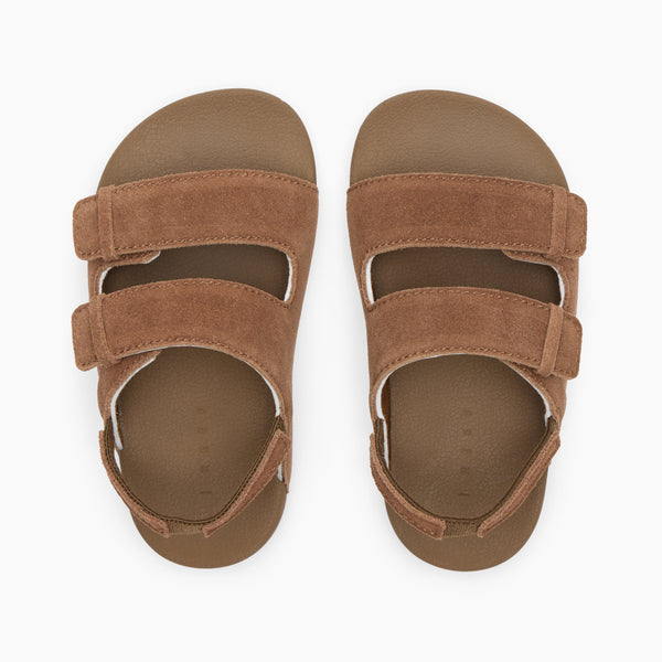 Jongens LITTLE OJAI BROWN van Reef in de kleur Brown in maat 29.