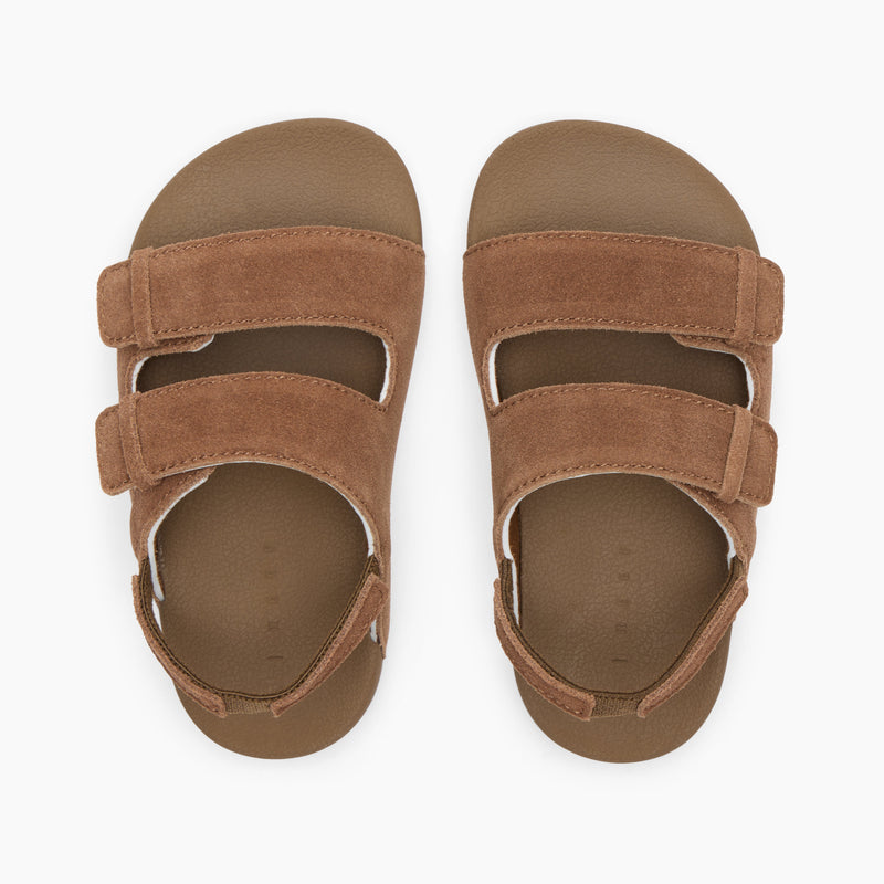 Jongens LITTLE OJAI BROWN van Reef in de kleur Brown in maat 29.