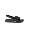 Reef LITTLE SALTY SLIDE BLACK / WHITE