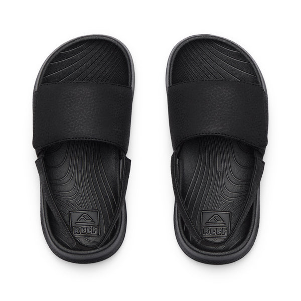 Reef LITTLE SALTY SLIDE BLACK / WHITE