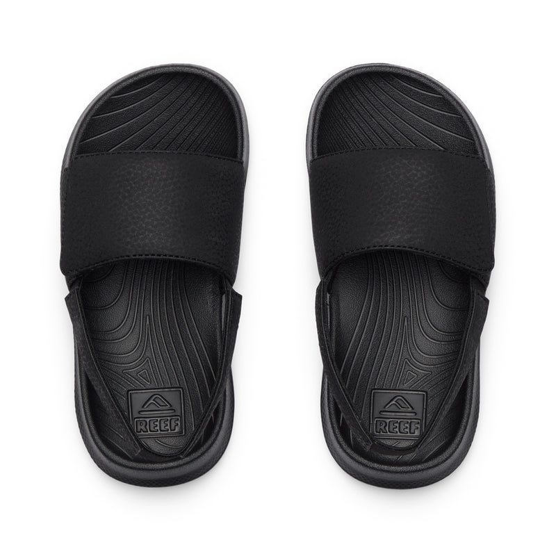 Reef LITTLE SALTY SLIDE BLACK / WHITE