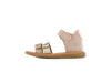 Shoesme Beige Sandaal met bloemetjes