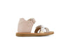 Shoesme Beige Sandaal met bloemetjes