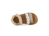 Shoesme Beige Sandaal met bloemetjes