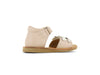 Shoesme Beige Sandaal met hartjes