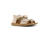 Shoesme Beige Sandaal met hartjes