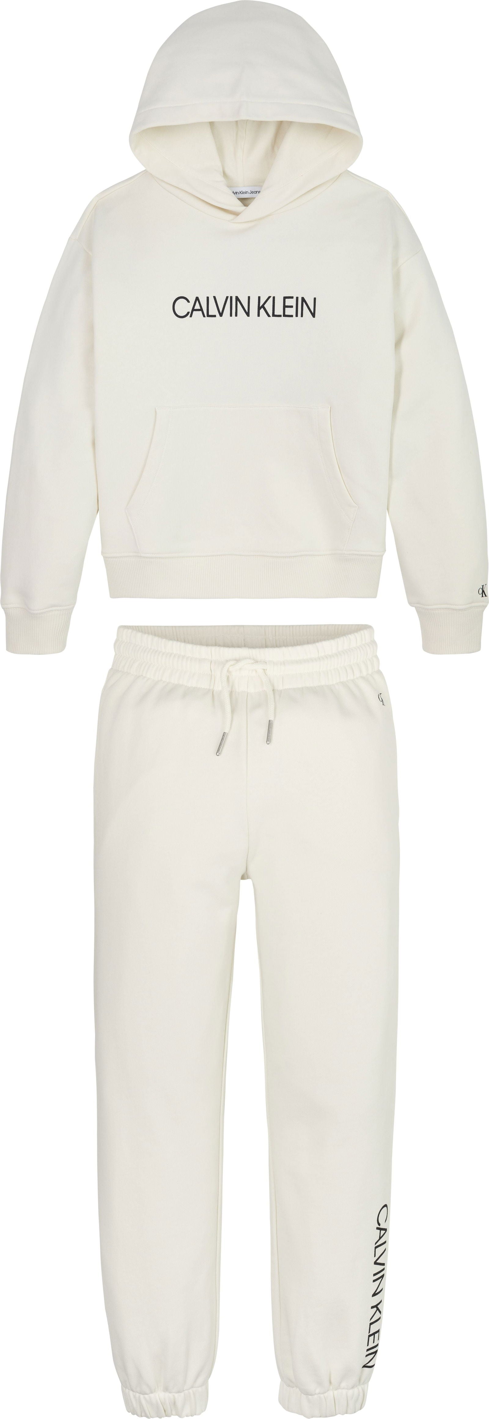 Calvin Klein INSTITUTIONAL LOGO HOODIE SET - Bubbles & Bo