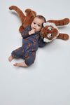 Charlie Choe Baby jumpsuit long sleeve Tiger - Bubbles & Bo