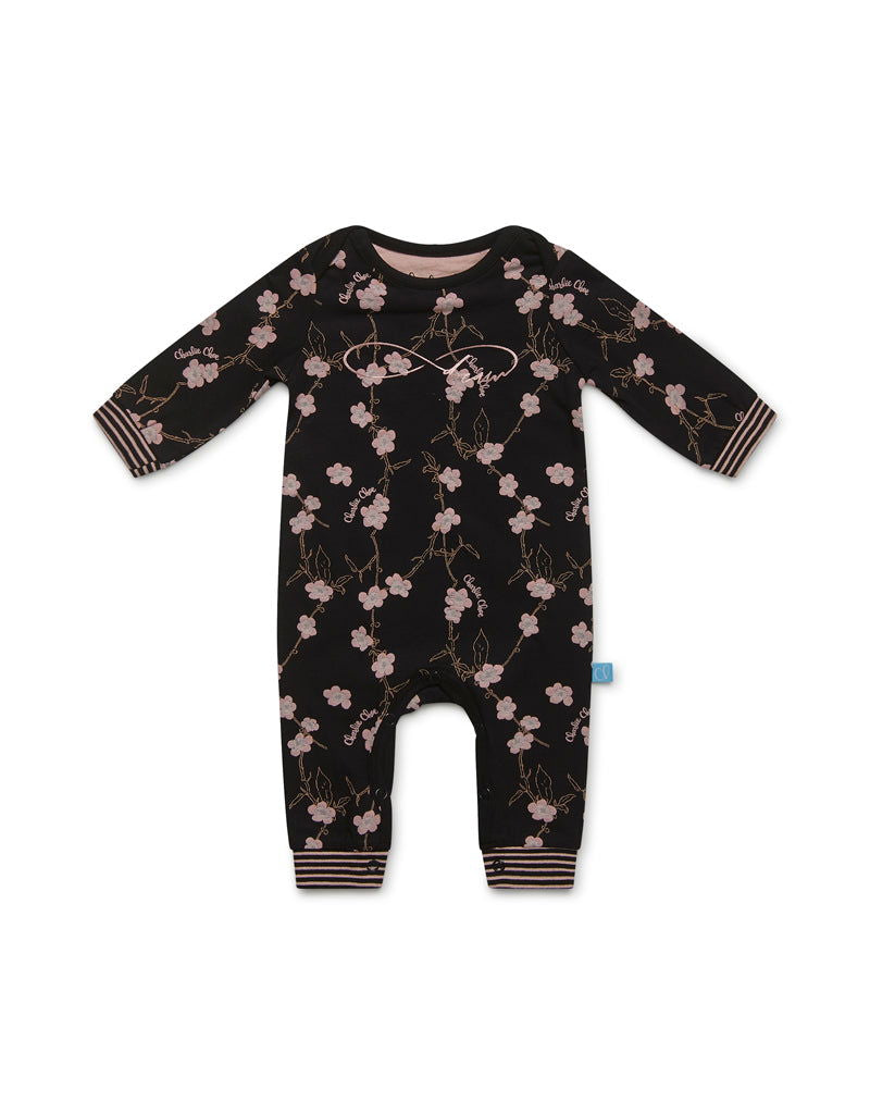 Charlie Choe Baby jumpsuit long sleeve flowers Dream