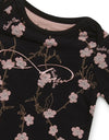 Charlie Choe Baby jumpsuit long sleeve flowers Dream - Bubbles & Bo