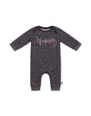 Charlie Choe Baby jumpsuit long sleeve stripe Happy - Bubbles & Bo
