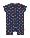 Charlie Choe Baby jumpsuit short sleeve AOP - Bubbles & Bo