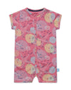 Charlie Choe Baby jumpsuit short sleeve pink - Bubbles & Bo
