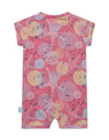 Charlie Choe Baby jumpsuit short sleeve pink - Bubbles & Bo