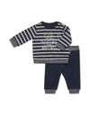 Charlie Choe Baby lounge set stripe Dragon - Bubbles & Bo