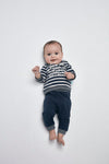 Charlie Choe Baby lounge set stripe Dragon - Bubbles & Bo