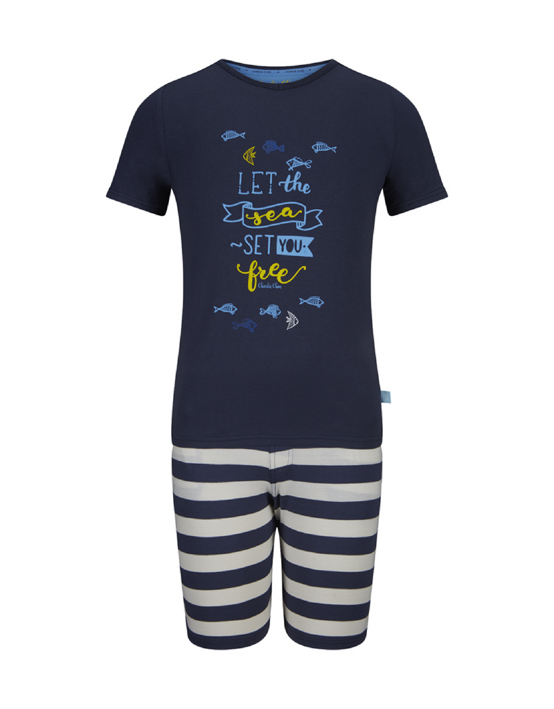 Charlie Choe Boys long short set - Bubbles & Bo