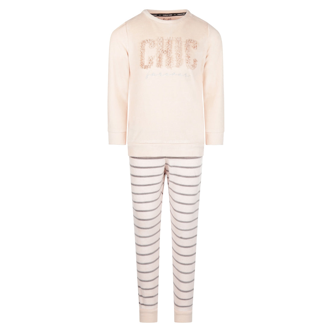 Charlie Choe Girls velours lounge set ls