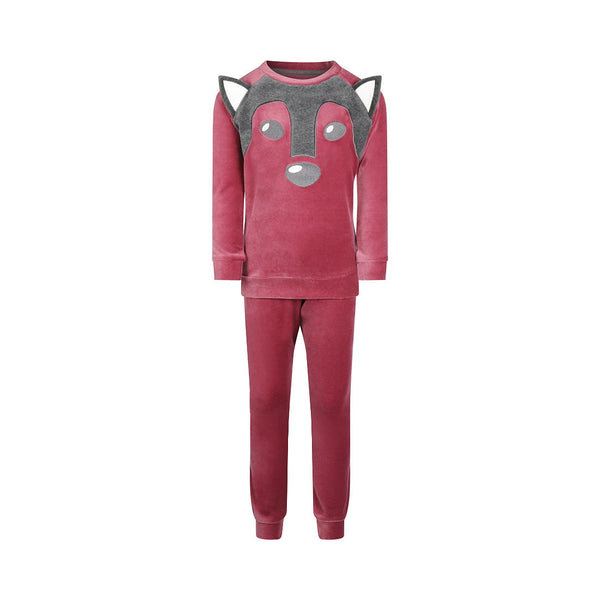 Charlie Choe Girls velours set - Bubbles & Bo