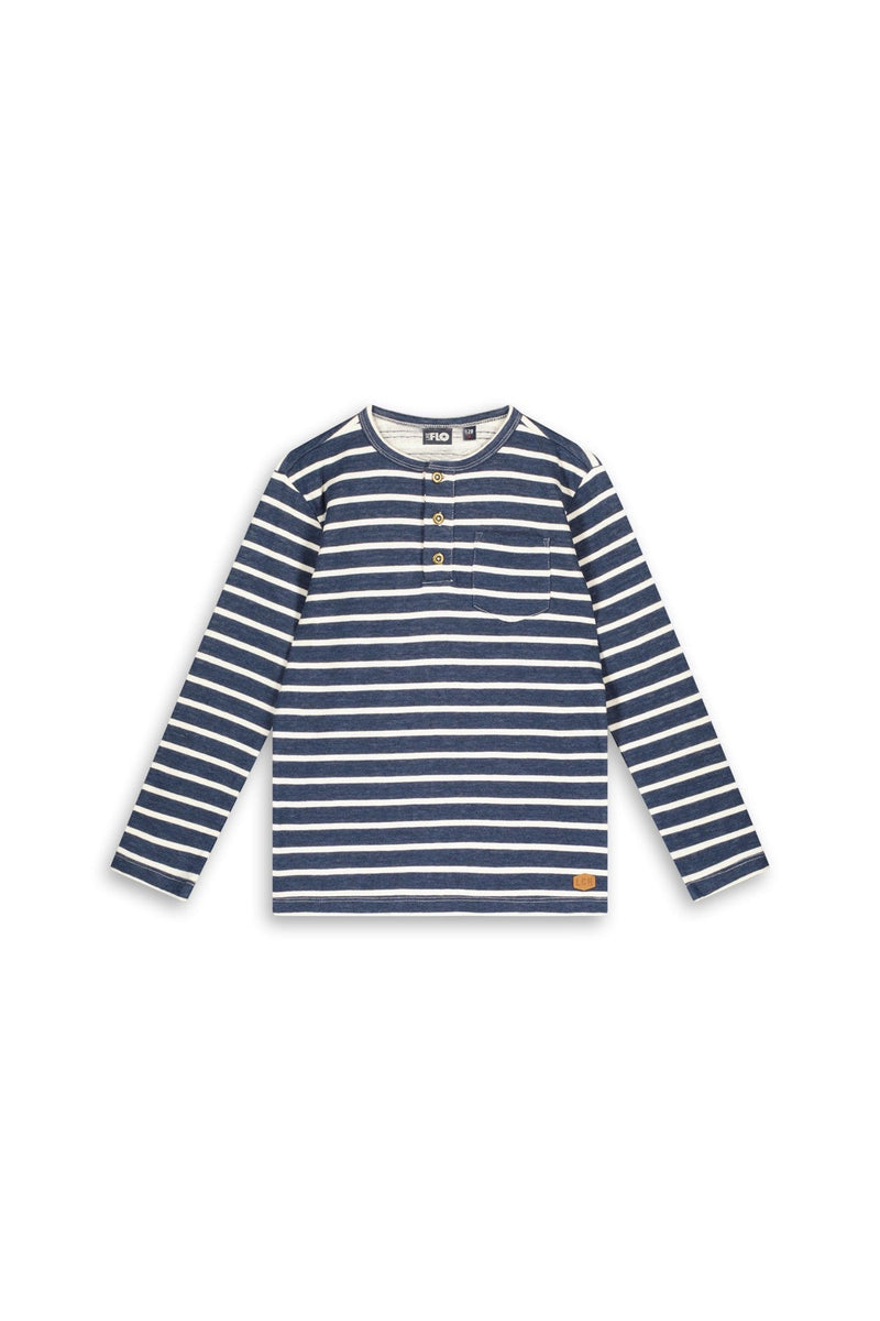 Charlie Ray Henley Slub Jacquard With Contrast Timmy - Bubbles & Bo