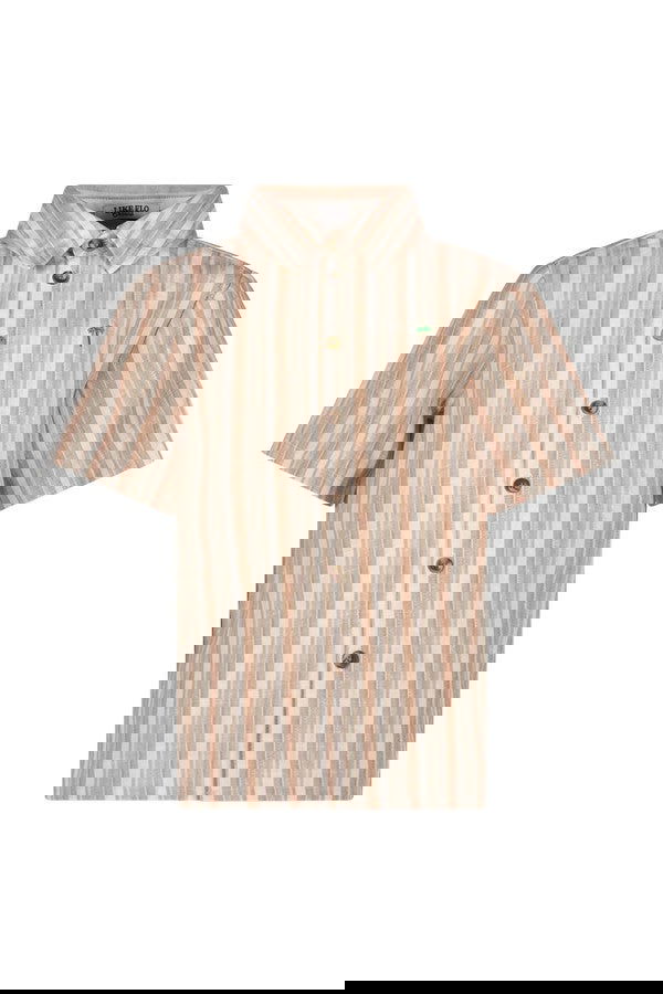 Charlie Ray Woven Ss Shirt - Bubbles & Bo