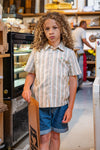 Charlie Ray Woven Ss Shirt - Bubbles & Bo