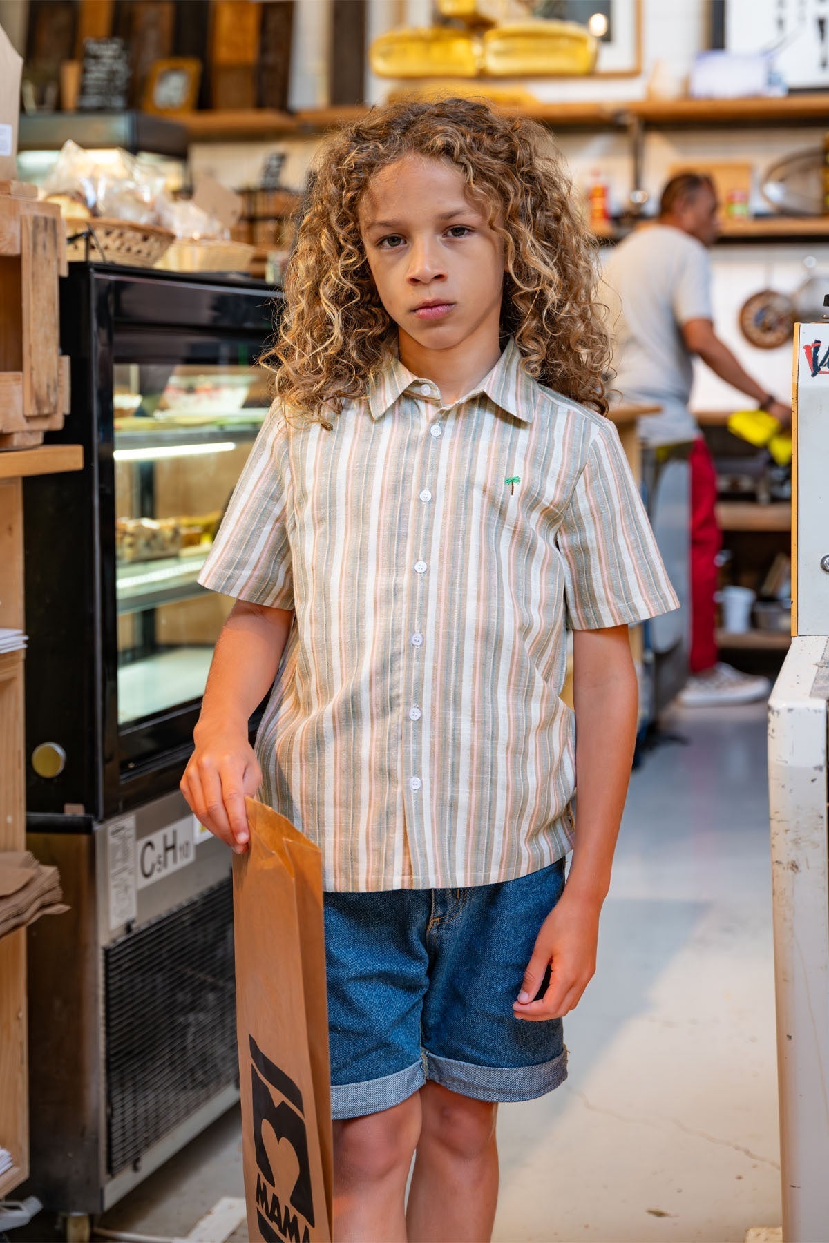 Charlie Ray Woven Ss Shirt - Bubbles & Bo